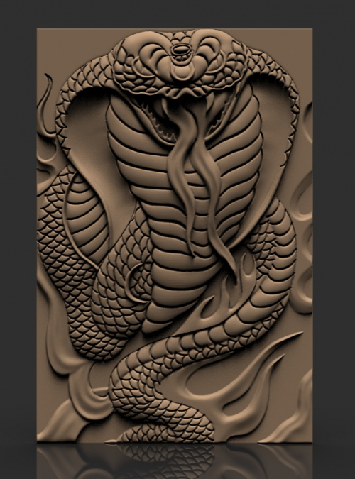 кобра файл 3D формат stl