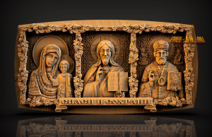 триптих 3D модель формат stl