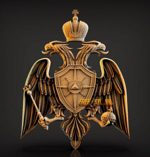 герб мчс модель