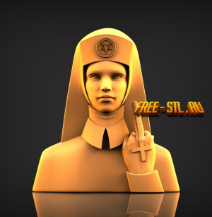 тёмная монашка 3D модель формат STL