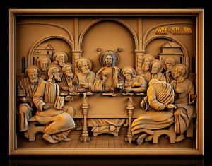 Тайная вечеря 3D модель STL