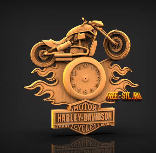 clock 3D model free stl