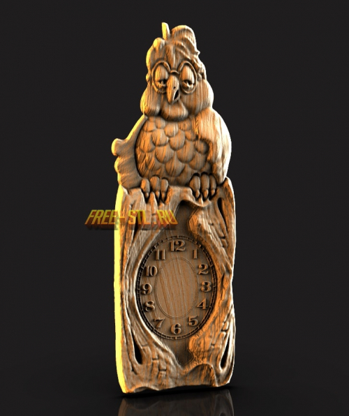 wall clock 3d model STL free download