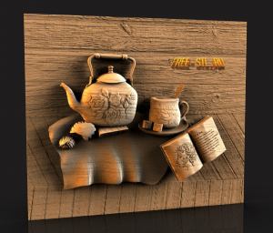 Панно для кухни 3D stl формат бесплатно скачать