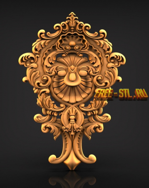 3D modell faragott dekorációhoz ingyenesen letölthető STL formátum