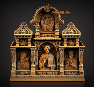 Иконостас 3D модель формат STL